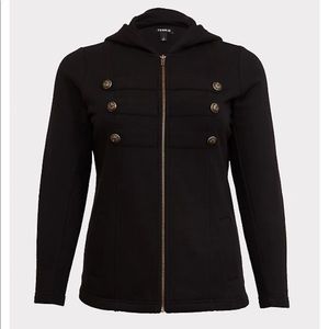 EUC Torrid size 5 hoodie military jacket